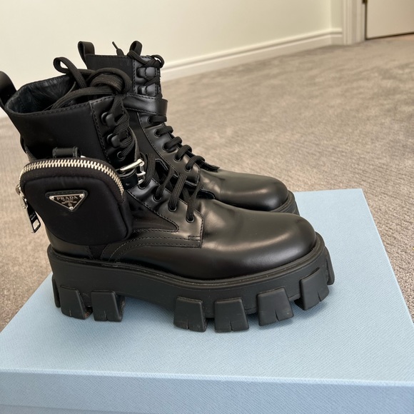 Prada Monolith Boots - Picture 2 of 6